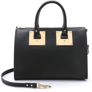 Sophie Hulme Black Calfskin Bowling Bag, Stunning Quality, Very Good Condition